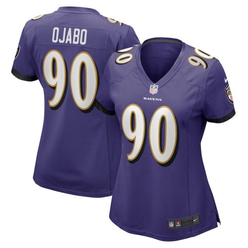 David Ojabo 90 Baltimore Ravens Women's Game Player Jersey - Purple