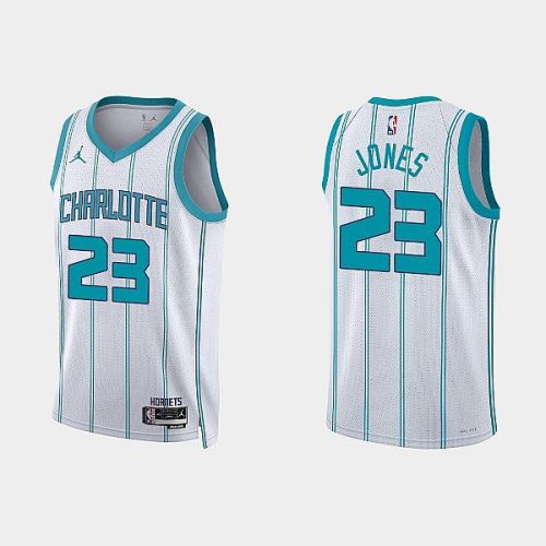 Charlotte Hornets Kai Jones 23 2022-23 Association Edition White Men Jersey Swingman