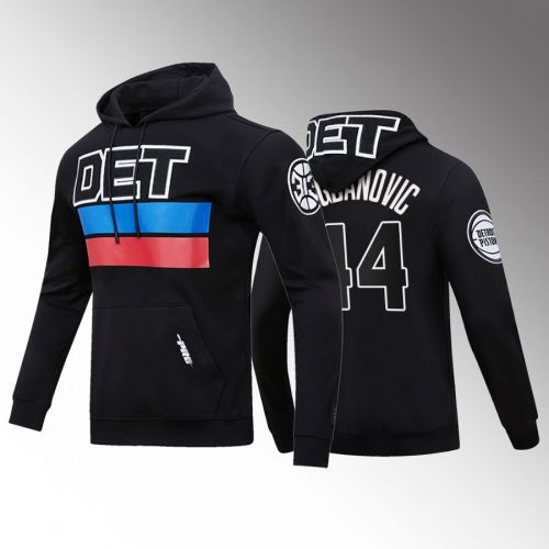 Bojan Bogdanovic Detroit Pistons 2022-23 Statement Edition Hoodie Black Pullover