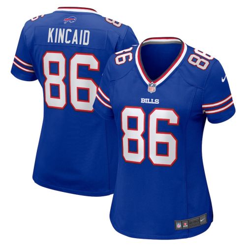 Dalton Kincaid 86 Buffalo Bills Women Team Game Jersey - Royal