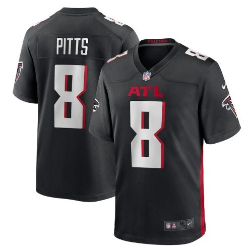 Kyle Pitts 8 Atlanta Falcons YOUTH Game Jersey - Black