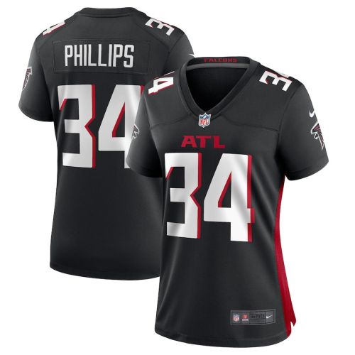 Clark Phillips III 34 Atlanta Falcons Game Women Jersey - Black