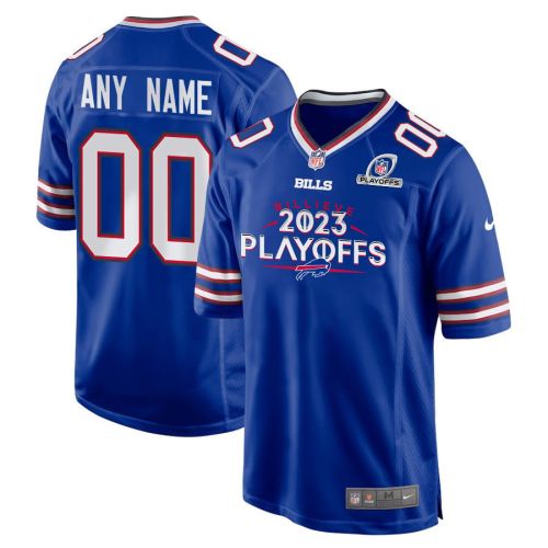 Buffalo Bills Billieve 2023 Playoffs Game Men Custom Jersey - Royal