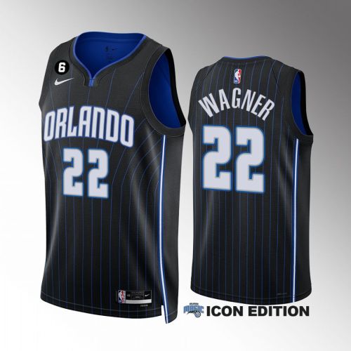 Orlando Magic Franz Wagner 22 2022-23 Icon Edition Black Jersey Swingman