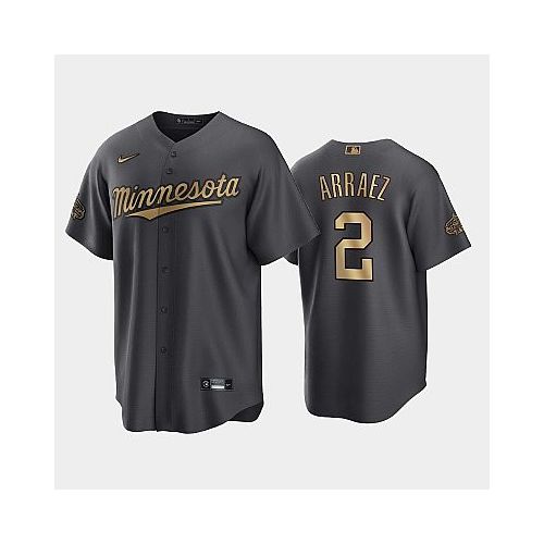 Minnesota Twins Luis Arraez 2 2022-23 All-Star Game AL Charcoal Jersey