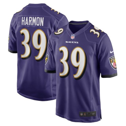 Duron Harmon 39 Baltimore Ravens Men Game Jersey - Purple