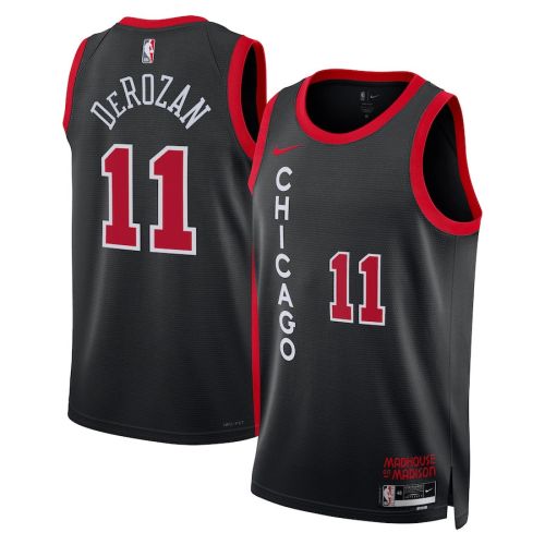 DeMar DeRozan 11 Chicago Bulls 2023/24 City Edition Swingman Jersey - Black