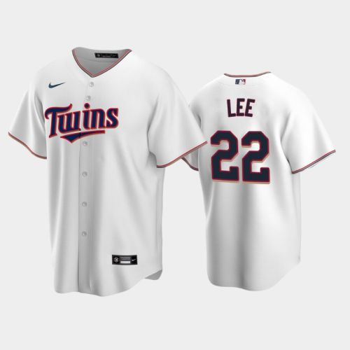 2022-23 Draft Minnesota Twins Brooks Lee 22 White Home Jersey