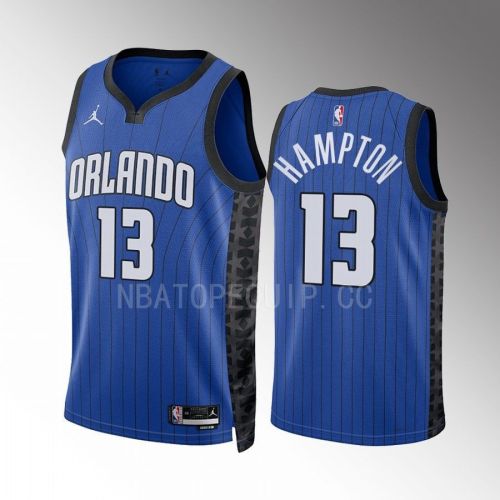 R.J. Hampton 13 2022-23 Orlando Magic Blue Statement Edition Jersey Swingman