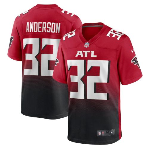 Jamal Anderson 32 Atlanta Falcons Men Alternate Retired Game Jersey - Red