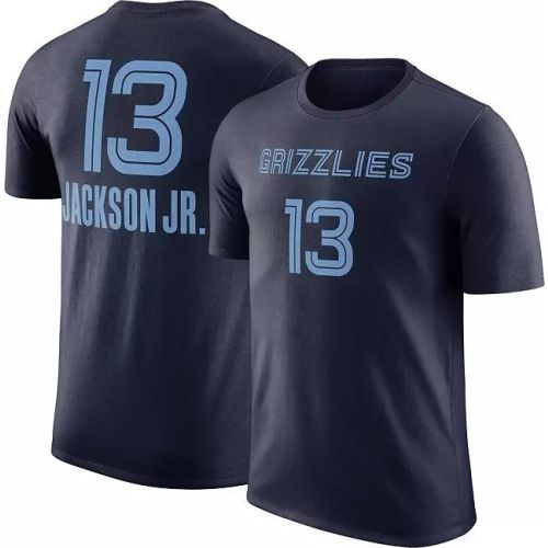 Jaren Jackson Jr. 13 Memphis Grizzlies Men T-Shirt - Navy