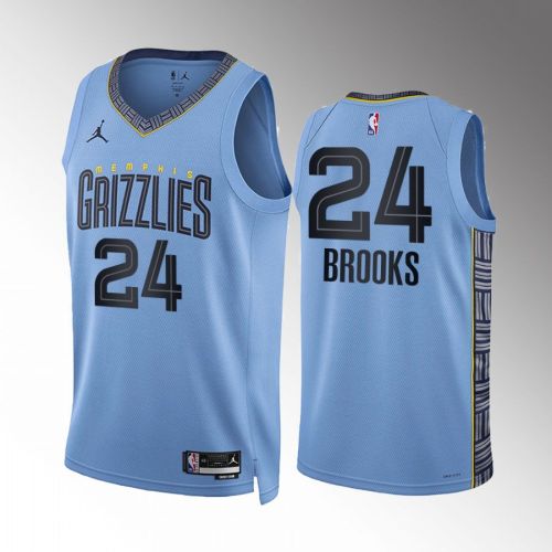 Dillon Brooks 24 2022-23 Memphis Grizzlies Blue Statement Edition Jersey Swingman