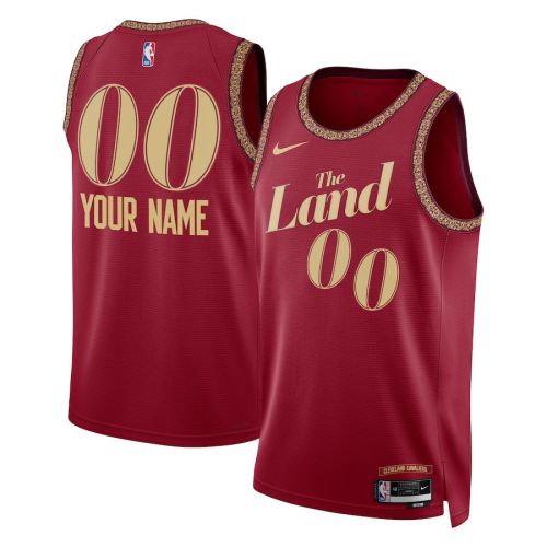 Cleveland Cavaliers 2023/24 City Edition Swingman Custom Jersey - Wine