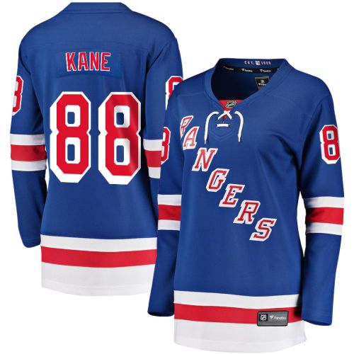 Patrick Kane 88 New York Rangers Home Breakaway Women Jersey - Blue