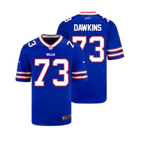 Dion Dawkins 73 Buffalo Bills YOUTH Home Game Jersey - Royal