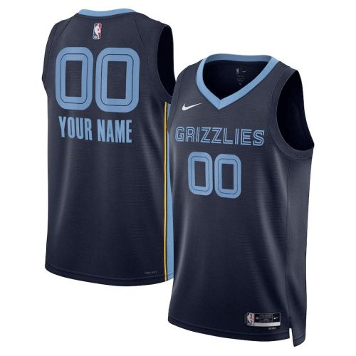 Memphis Grizzlies Custom 00 Men 2022/23 Swingman Jersey - Icon Edition