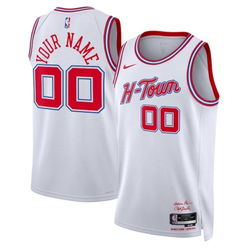 Houston Rockets 2023/24 City Edition Swingman Custom Jersey - White