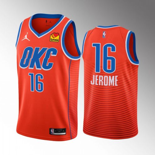 Oklahoma City Thunder Ty Jerome 16 2022-23 Statement Edition Orange Jersey Swingman