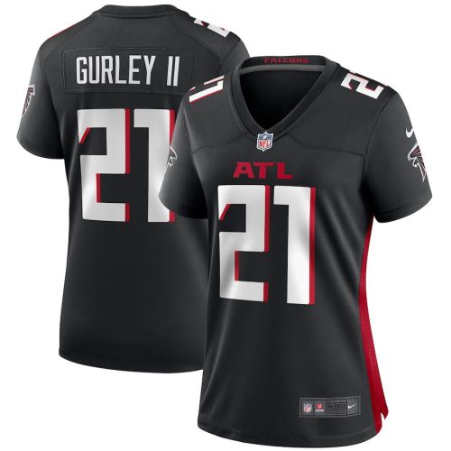 Todd Gurley II 21 Atlanta Falcons Women's Game Jersey - Black