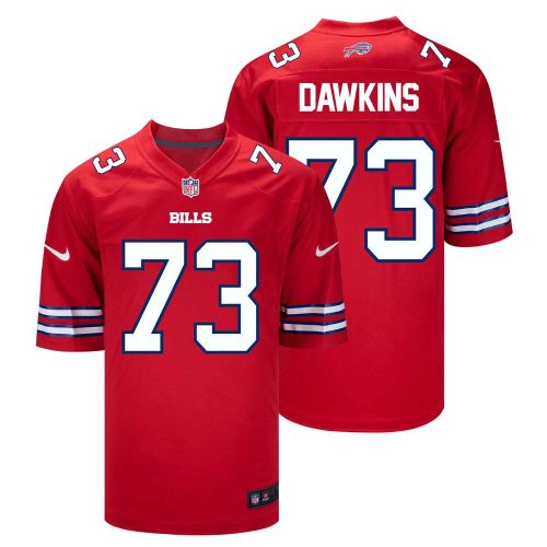 Dion Dawkins 73 Buffalo Bills Men Alternate Game Jersey - Red