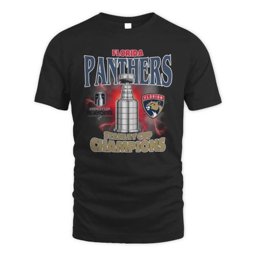 Florida Panthers 2023 Stanley Cup Champions T-Shirt - Black