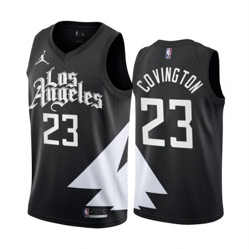 2022-23 Los Angeles Clippers Robert Covington Black Statement Edition 23 Men Jersey