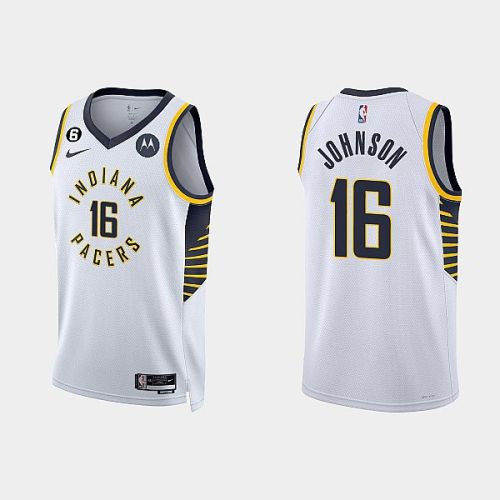 Indiana Pacers James Johnson 16 2022-23 Association Edition White Men Jersey Swingman