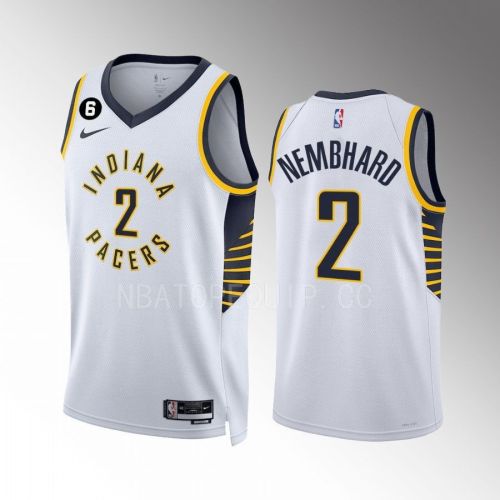 Andrew Nembhard 2 Indiana Pacers White Association Edition 2022-23 Men Jersey Swingman