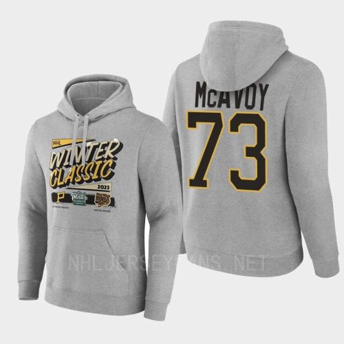 Charlie McAvoy 73 Boston Bruins 2022-23 Winter Hoodie Pullover