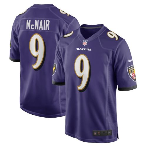 Steve McNair 9 Baltimore Ravens Men Game Retired Jersey - Purple