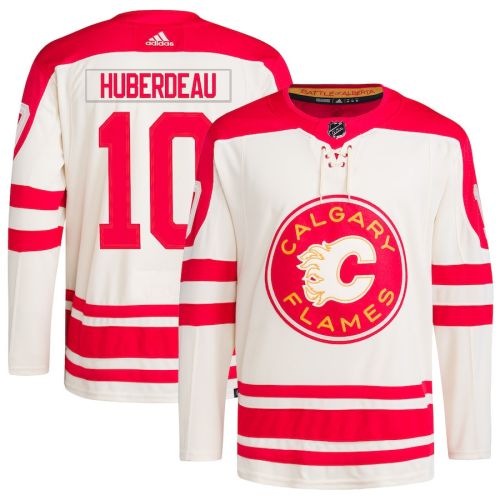 Jonathan Huberdeau 10 Calgary Flames 2023 NHL Heritage Classic Primegreen Men Jersey - Cream