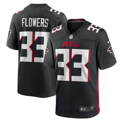 Tre Flowers 33 Atlanta Falcons Game Men Jersey - Black