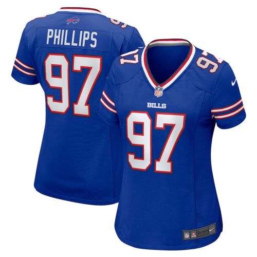 Jordan Phillips 97 Buffalo Bills Women Game Jersey - Royal