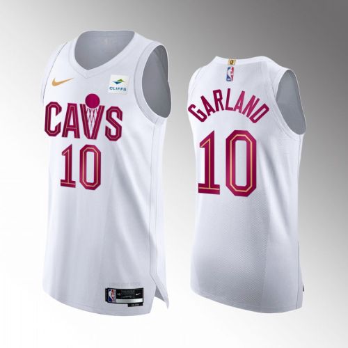 Cleveland Cavaliers Darius Garland 10 2022-23 Association Edition White Jersey