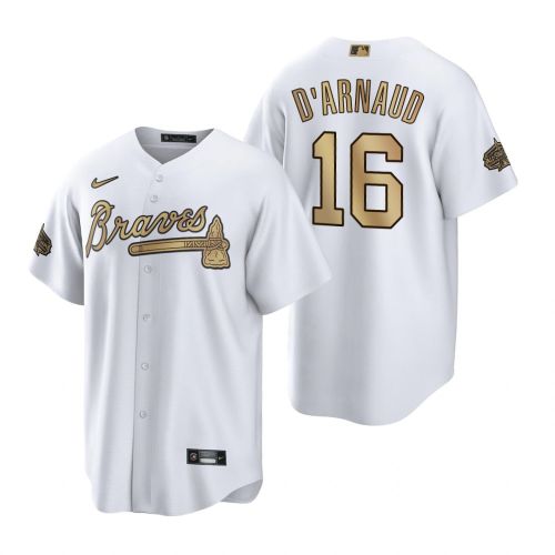 Atlanta Braves Travis D'Arnaud White 2022-23 All-Star Game Jersey