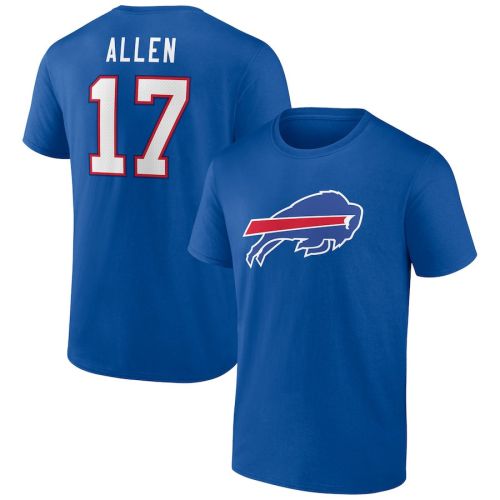 Josh Allen 17 Buffalo Bills Unisex T-Shirt - Royal