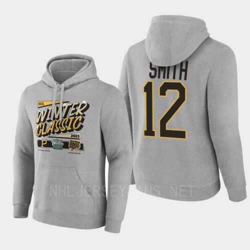 Craig Smith 12 Boston Bruins 2022-23 Winter Hoodie Pullover