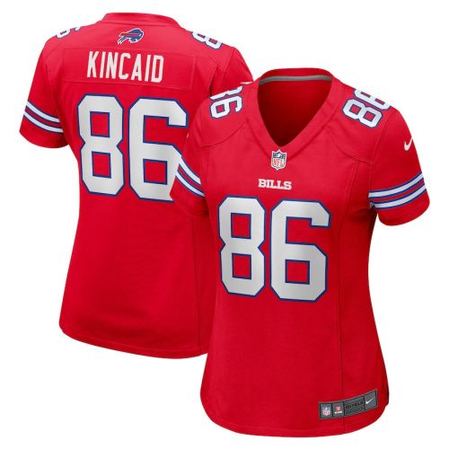 Dalton Kincaid 86 Buffalo Bills Women Alternate Game Jersey - Red