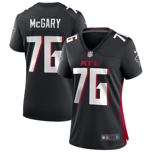 Kaleb McGary 76 Atlanta Falcons Women's Game Jersey - Black