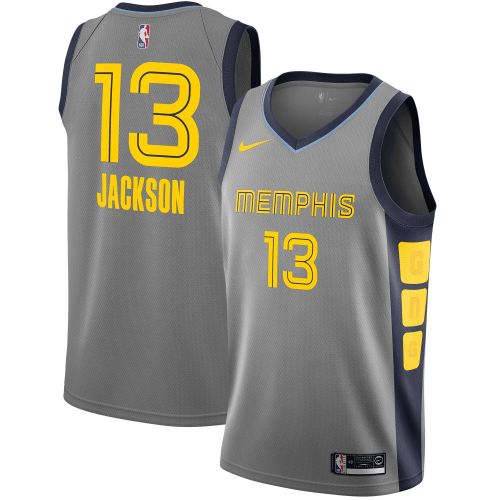 Jaren Jackson Jr. 13 Memphis Grizzlies City Edition Swingman Men Jersey - Gray