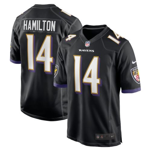 Kyle Hamilton Baltimore Ravens 2022 NFL Draft First Round Pick Game Jersey - Black