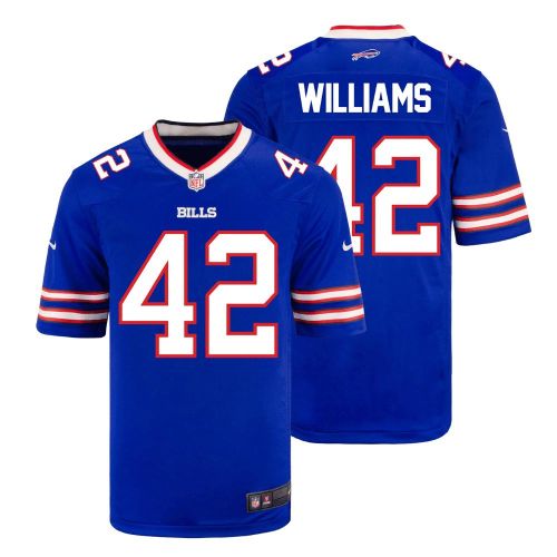 Dorian Williams 42 Buffalo Bills Men Home Game Jersey - Royal