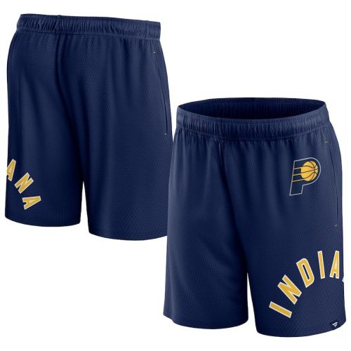 Indiana Pacers Navy Free Throw Mesh Shorts - Men