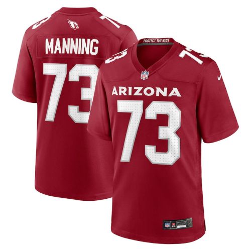 Ilm Manning 73 Arizona Cardinals Men Team Game Jersey - Cardinal