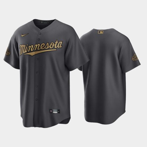 Minnesota Twins 2022-23 All-Star Game AL Charcoal Jersey