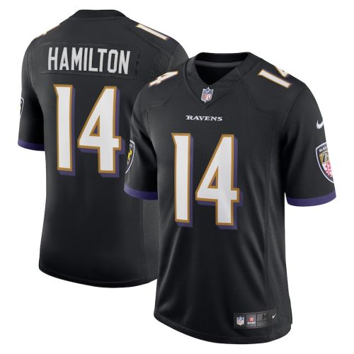 Kyle Hamilton 14 Baltimore Ravens Men's Vapor Limited Jersey - Black