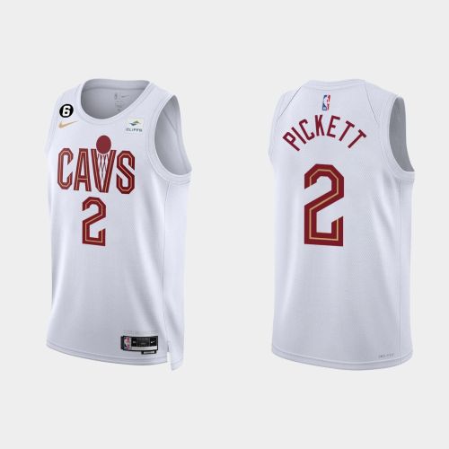 Gold is Back Cleveland Cavaliers 2 Collin Sexton 2022-23 Association Edition White Men Jersey