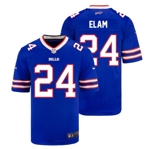 Kaiir Elam 24 Buffalo Bills Men Home Game Jersey - Royal