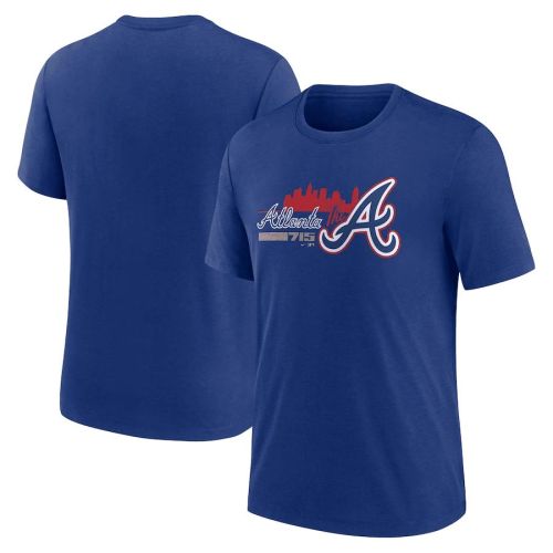 Atlanta Braves 2023 City Connect Tri-Blend T-Shirt - Royal