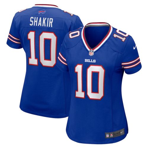 Khalil Shakir 10 Buffalo Bills Women Game Jersey - Royal